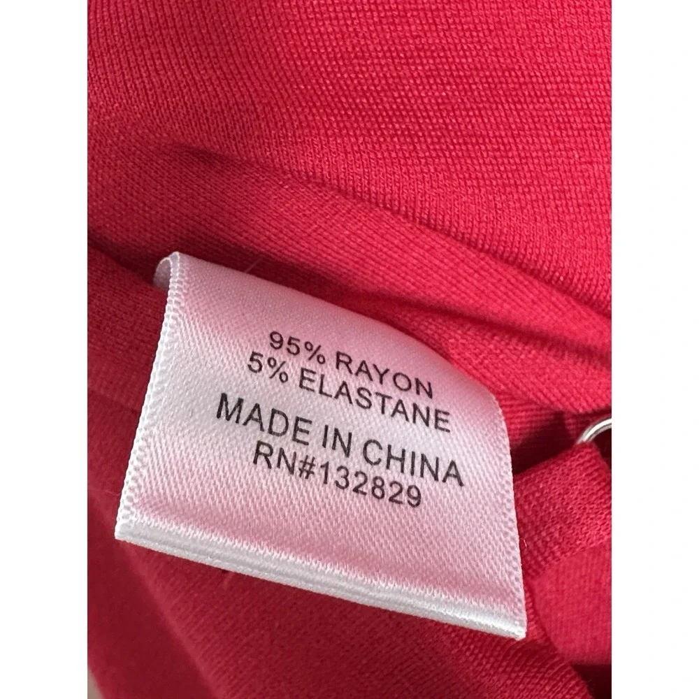 Lovers And Friends Lavinia Jumpsuit Red Classic Party Flare SMALL Spring Summer - Picture 12 of 13